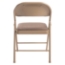 Basics by NPS 973 Fabric Padded Folding Chair, Star Trail Brown (4-pack) - NPS-973