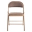 National Public Seating 973 Commercialine Fabric Padded Steel Folding Chair, Star Trail Brown (Pack of 4) - NPS-973