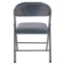 Basics by NPS 974 Fabric Padded Folding Chair, Star Trail Blue (4-pack) - NPS-974
