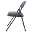 National Public Seating 974 Commercialine Fabric Padded Steel Folding Chair, Star Trail Blue (Pack of 4) - NPS-974