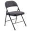 Basics by NPS 974 Fabric Padded Folding Chair, Star Trail Blue (4-pack) - NPS-974