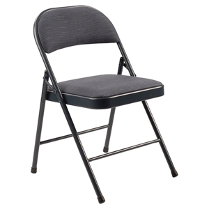 National Public Seating 974 Commercialine Fabric Padded Steel Folding Chair, Star Trail Blue (Pack of 4) folding chairs, 900 series, nps