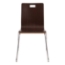 National Public Seating Bushwick Bentwood Cafe Stack Chair, Espresso - NPS-BCC21