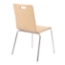 National Public Seating Bushwick Bentwood Cafe Stack Chair, Natural - NPS-BCC22