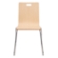 National Public Seating Bushwick Bentwood Cafe Stack Chair, Natural - NPS-BCC22
