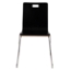 National Public Seating Bushwick Bentwood Cafe Stack Chair, Black - NPS-BCC23