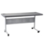 National Public Seating 24"x60" Flip-N-Store Table, Charcoal Slate/Silver - NPS-BPFT-2460-20