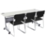 National Public Seating 24"x72" Flip-N-Store Training Table, Speckled Grey - NPS-BPFT-2472