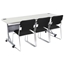 National Public Seating 24"x72" Flip-N-Store Training Table, Speckled Grey - NPS-BPFT-2472