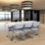 National Public Seating 24"x72" Flip-N-Store Training Table, Speckled Grey - NPS-BPFT-2472