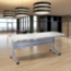National Public Seating 24"x72" Flip-N-Store Training Table, Speckled Grey - NPS-BPFT-2472