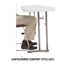 National Public Seating 18"x96" Folding Seminar Table & Chairs Package - NPS-BT1896/1-602/4