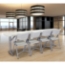 National Public Seating 18"x96" Folding Seminar Table & Chairs Package - NPS-BT1896/1-602/4