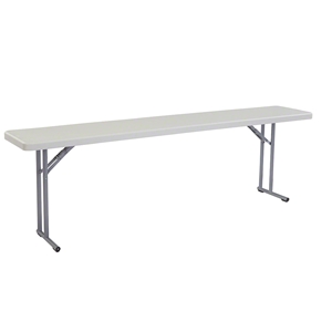 National Public Seating BT1896 18"x96" Folding Seminar Table bt1800, rectangle, seminar table, 18x96, 96x18