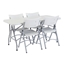 National Public Seating 30"x60" Folding Table & Chairs Package - NPS-BT3060/1-602/4