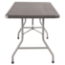 National Public Seating 30"x72" Heavy Duty Rectangular Folding Table, Charcoal Slate/Silver - NPS-BT3072-20