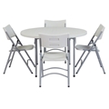 National Public Seating 48" Round Folding Table & Chairs Package