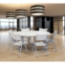 National Public Seating BT60R 60" Heavy-Duty Round Folding Table, Speckled Grey - NPS-BT60R