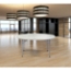 National Public Seating BT60R 60" Heavy-Duty Round Folding Table, Speckled Grey - NPS-BT60R