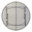 National Public Seating BT71R 71" Heavy-Duty Round Folding Table, Speckled Grey - NPS-BT71R