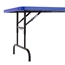 National Public Seating BTA-3072-04 30"x72" Height Adjustable Rectangular Folding Table, Blue - NPS-BTA-3072-04