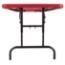National Public Seating BTA-3072-40 30"x72" Height Adjustable Rectangular Folding Table, Red - NPS-BTA-3072-40