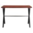 National Public Seating 36"x72" Collaborator Table with HPL Top/Particleboard Core, 42" High - NPS-CLT3672B2PBTM