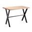 National Public Seating 36"x60" Collaborator Table with Maple Butcherblock Top, 42" High - NPS-CLT3660B2BB