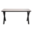 National Public Seating 30"x72" Collaborator Table with HPL Top/MDF Core, 30" High - NPS-CLT3072D2MDPE