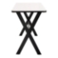 National Public Seating 36"x72" Collaborator Table with Whiteboard Top, 42" High - NPS-CLT3672B2WB