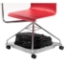 National Public Seating COGO-40 Chair on the Go, Red - NPS-COGO-40