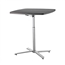 National Public Seating CTT3042 Cafe Time Adjustable-Height Table, Charcoal Slate Top/Silver Frame - NPS-CTT3042