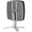 National Public Seating CTT3042 Cafe Time Adjustable-Height Table, Charcoal Slate Top/Silver Frame - NPS-CTT3042