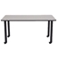 National Public Seating 30"x60" Innovator Table, Rectangular, Height Adjustable, Grey Nebula - ARCHIVED - NPS-IT-RC-GY-AH