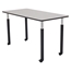 National Public Seating IT-RC-OK-AH 30"x60" Innovator Table, Rectangular, Height Adjustable, Banister Oak - ARCHIVED - NPS-IT-RC-OK-AH