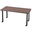 National Public Seating 30"x60" Innovator Table, Rectangular, Height Adjustable, Montana Walnut - ARCHIVED - NPS-IT-RC-WT-AH