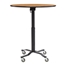 National Public Seating Premium Plus Café Table, 30" Round with HPL Top, MDF Core - NPS-PCT130MDPE