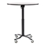 National Public Seating Premium Plus Café Table, 24" Round with Whiteboard Top, MDF Core - NPS-PCT124MDPEWB
