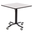 National Public Seating Premium Plus Café Table, 30" Square with Whiteboard Top, MDF Core - NPS-PCT330MDPEWB