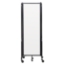 NPS Portable Room Divider, 3 Sections, Clear Acrylic