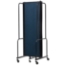 National Public Seating Portable Room Divider, 6' Wide, Blue Fabric - NPS-RDB6-3PT04