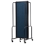 National Public Seating Portable Room Divider, 6' Wide, Blue Fabric - NPS-RDB6-3PT04