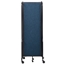 National Public Seating Portable Room Divider, 6' Wide, Blue Fabric - NPS-RDB6-3PT04