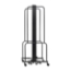 NPS Portable Room Divider, 5 Sections, Clear Acrylic