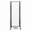 NPS Portable Room Divider, 5 Sections, Clear Acrylic