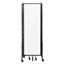 NPS Portable Room Divider, 5 Sections, Clear Acrylic