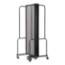 National Public Seating Portable Room Divider, 10' Wide, Grey Fabric - NPS-RDB6-5PT02