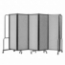 National Public Seating Portable Room Divider, 10' Wide, Grey Fabric - NPS-RDB6-5PT02