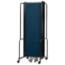 National Public Seating Portable Room Divider, 10' Wide, Blue Fabric - NPS-RDB6-5PT04