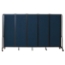 National Public Seating Portable Room Divider, 10' Wide, Blue Fabric - NPS-RDB6-5PT04